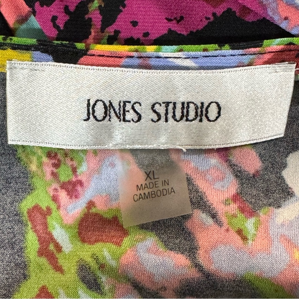 Jones‎ Studio Multicolor Abstract Top - Picture 5 of 10